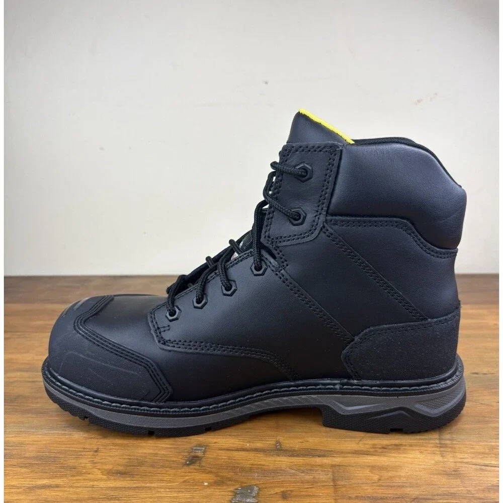 Terra Patton Men 8W EU 41 Black Safety Work Boots CSA Aluminum Toe EH PR